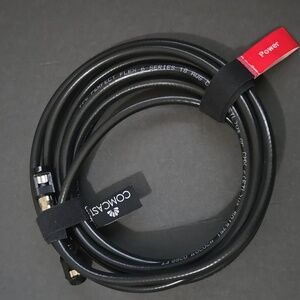 Black Coaxial Cable - PPC Perfect Flex Cable Black 18 AWG CATVX Comcast